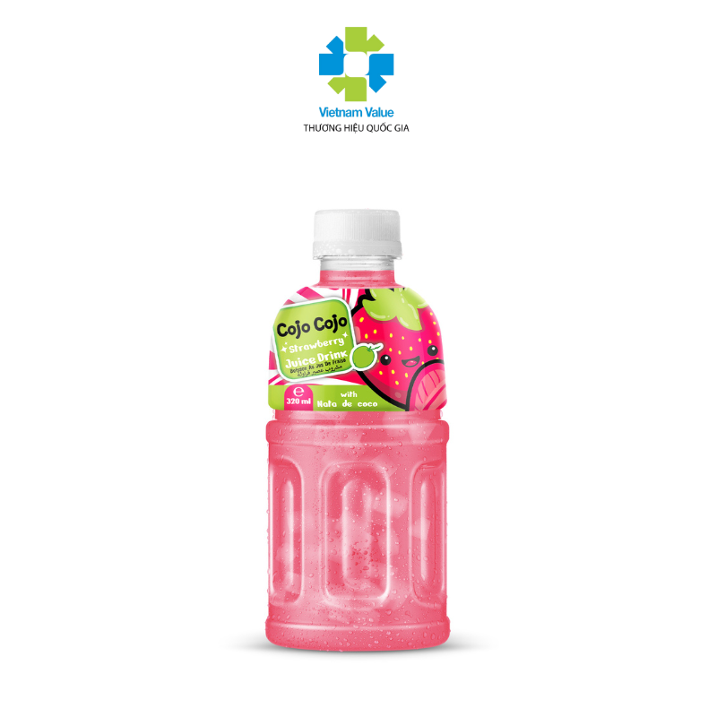 cojo cojo dâu, nước ép trái cây có thạch, nata de coco